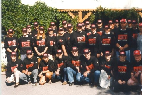 Gruppebilde fra første skolering i 1997